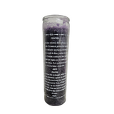 Saint Michael Purple Ritual Candle / San Miguel Veladora Morada