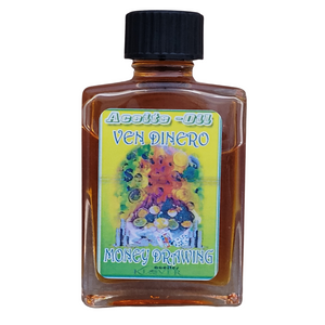 Aceite De Ven Dinero - Money Drawing Oil - 1 fl. oz. Bottle