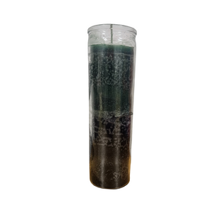 Green And Black Plain Ritual Candle