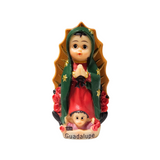 Mini Baby Virgen De Guadalupe Statue
