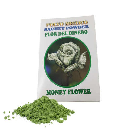 Money Flower Sachet Powder / Flor Del Dinero Polvo Mistico