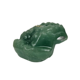 Green Toad Figure Candle 3'