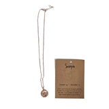 Scorpio Rose Gold Necklace