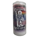 Jumbo San Simon 7 Color 14 Day Candle