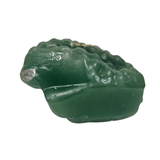 Green Toad Figure Candle 3'