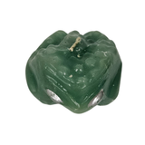 Green Toad Figure Candle 3'