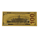 100 Dollar Bill Replica Gold Bank Note