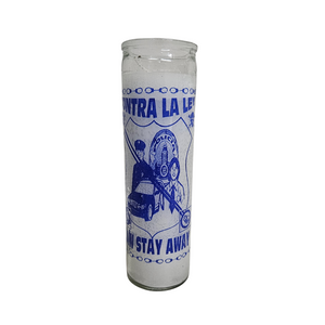 Law Stay Away Ritual Candle Contra la Ley Veladora