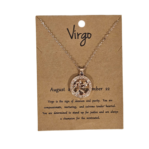 Virgo Rose Gold Necklace