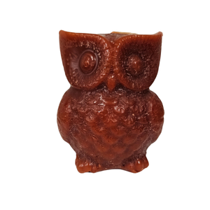 Red Owl Figure Candle