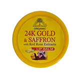 24k Gold & Saffron with Red Rose Extracts Lip Balm