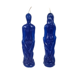 Couples Figure Candles Blue / Veladora de Pareja Azul