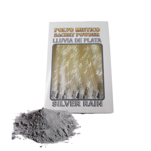 Silver Rain Sachet Powder / Lluvia De Plata Polvo Mistico