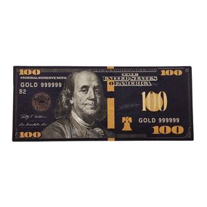 Black 100 Dollar bill replica bank note