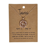 Taurus Rose Gold Necklace