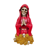 Red Half Holy Death / Santa Muerte Mita Roja