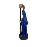 Mini Santa Muerte Statue Blue 3.5 Inches Devotional Altar Figure