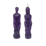 Couples Figure Candles Purple / Veladora de Pareja Morada