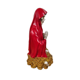 Red Half Holy Death / Santa Muerte Mita Roja