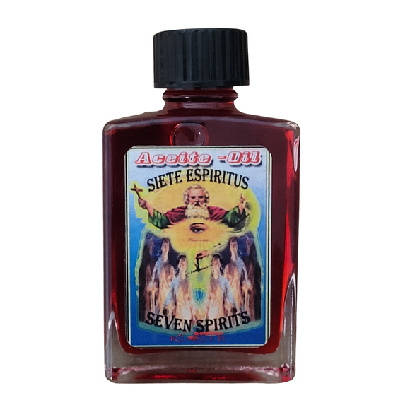 Aceite De Siete Espiritus - Seven Spirits Oil - 1 fl. oz. Bottle