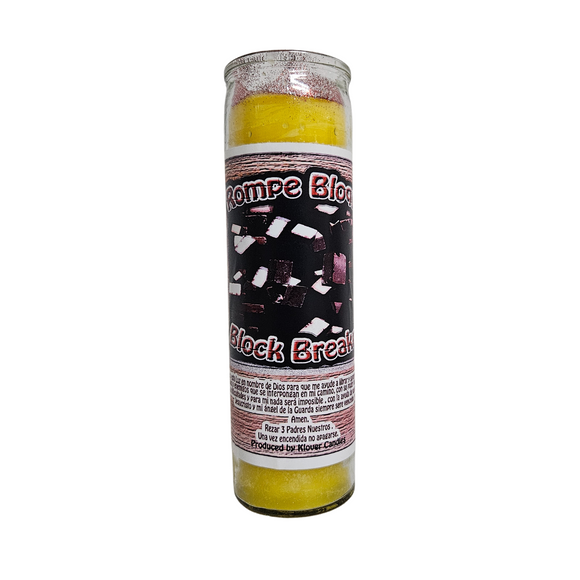 Rompe Bloque / Block Breaker Prepared Candle