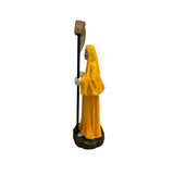 Santa Muerte Mini Statue Yellow 3.5
