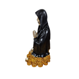 Black Holy Death Half / Santa Muerte Mita Negra