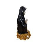 Black Holy Death Half / Santa Muerte Mita Negra