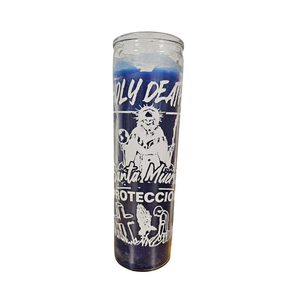 Santa Muerte Proteccion Veladora / Holy Death Protection Ritual Candle