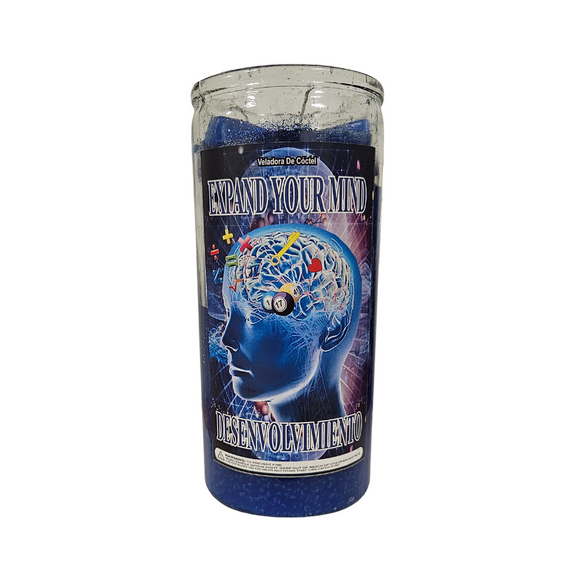 Jumbo Expand Your Mind 14 day Fixed Candle / Jumbo Veladora Preparada Desenvolvimiento