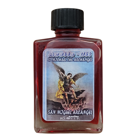 Aceite De San Miguel Arcangel - St. Michael The Archangel Oil - 1 fl. oz. Bottle
