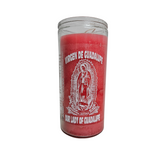 Jumbo Virgin Mary 14 Day Candle /  Veladora De 14 Dias Virgen de Guadalupe