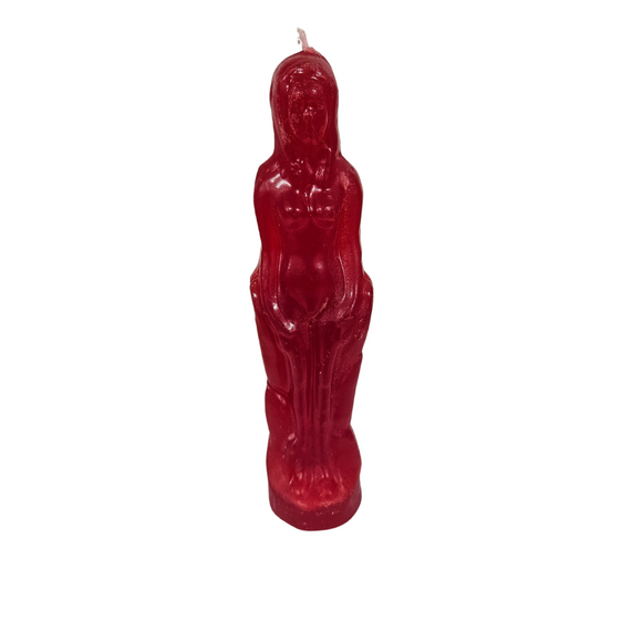 Woman Figure Candle Red 8' / Candela De Mujer Color Rojo