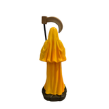 Santa Muerte Mini Statue Yellow 3.5