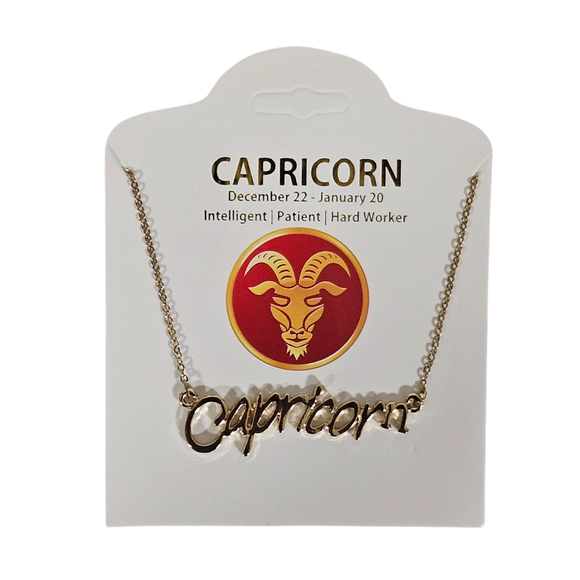 Capricorn Gold Necklace