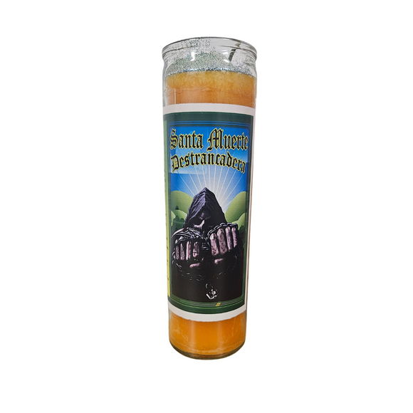 Santa Muerte Destrancadera Veladora Preparada / Holy Death Unblocker Prepared Candle