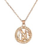 Aquarius Rose Gold Necklace