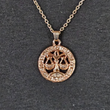 Libra Rose Gold Necklace