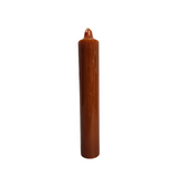 BROWN PILLAR CANDLE LARGE 9" INCH