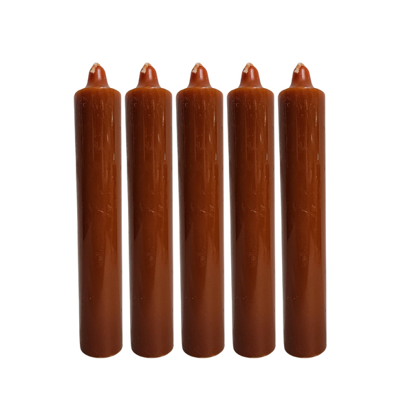 BROWN PILLAR CANDLE LARGE 9