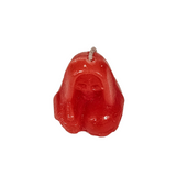 Santa Muerte Small Red Figure Candles 3 Pack