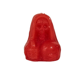 Santa Muerte Small Red Figure Candles 3 Pack