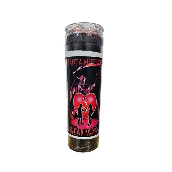 Santa Muerte Seperacion Veladora Preparada / Holy Death Seperation Prepared Candle