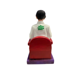 Mini Jesús Malverde Statue – Patron Saint of Hope, Protection & Good Fortune | 3 Inch Spiritual Figurine