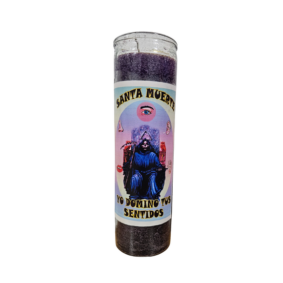 Santa Muerte Yo Domino Tu Sentidos Veladora Preparada