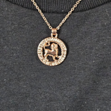 Leo Rose Gold Necklace