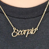 Scorpio Gold Necklace