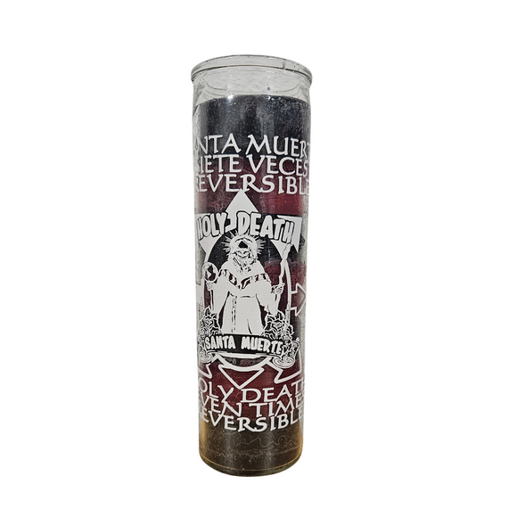 Santa Muerte 7 Veces Reversible Veladora / Holy Death 7x Reversible Ritual Candle