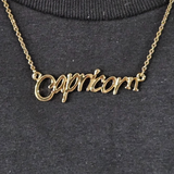 Capricorn Gold Necklace