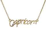 Capricorn Gold Necklace